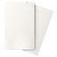 Iris White Gloss Ceramic Tile, Pack of 10, (L)400mm (W)250mm