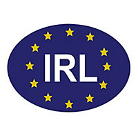 IRL symbol Self-adhesive labels, (H)100mm (W)150mm
