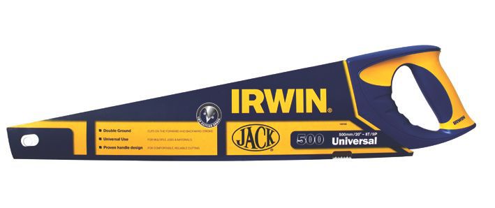 Irwin 500mm Fast fine Universal saw, 8 TPI