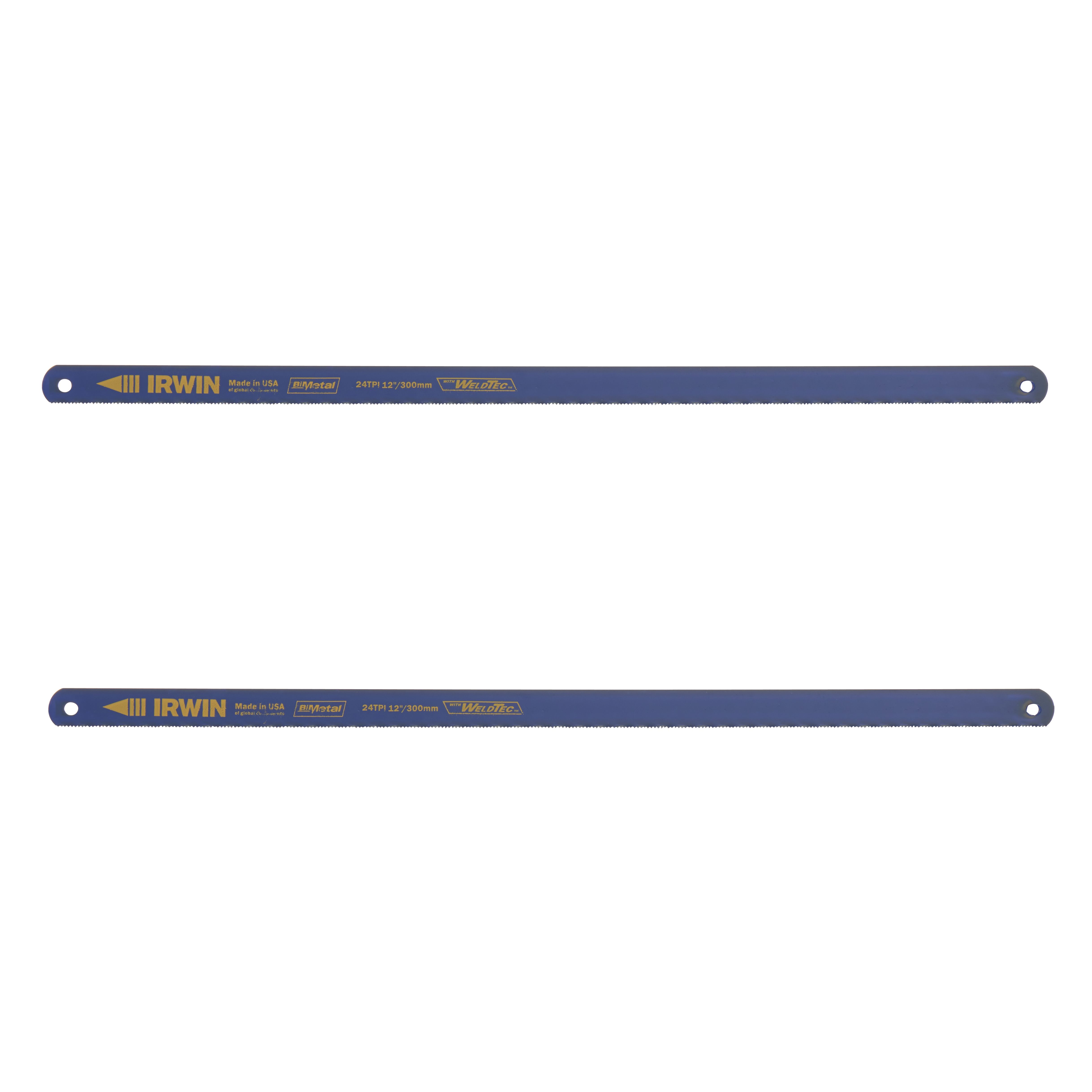 Irwin Carbon steel Hacksaw blade 24 TPI (L)300mm, Pack of 2