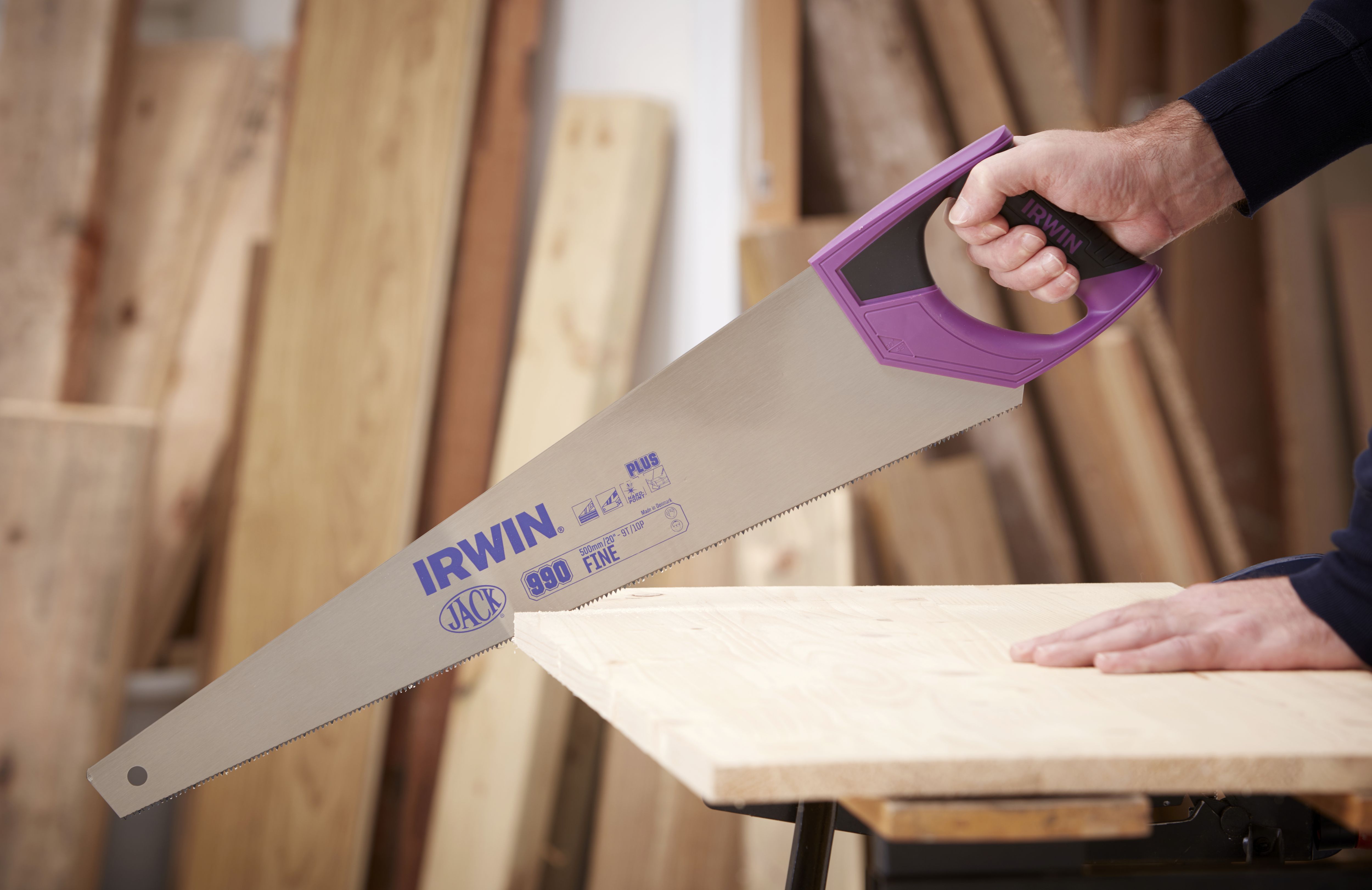 Irwin Jack plus 500mm Fine cut Panel saw, 9 TPI