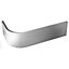 IT Kitchens Aluminium effect Curved Plinth, (L)750mm