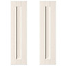 IT Kitchens Brookfield Textured Ivory Style Shaker Cabinet door (W)300mm, Set of 2