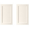 IT Kitchens Brookfield Textured Ivory Style Shaker Cabinet door (W)600mm (H)1912mm (T)18mm, Set of 2