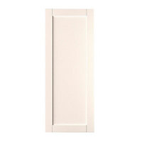 IT Kitchens Brookfield Textured Ivory Style Shaker Tall Cabinet door (W)600mm (H)1377mm (T)18mm