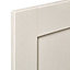 IT Kitchens Brookfield Textured Ivory Style Shaker Tall Cabinet door (W)600mm (H)895mm (T)18mm