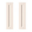 IT Kitchens Brookfield Textured Ivory Style Shaker Tall corner Cabinet door (W)250mm (H)895mm (T)18mm, Set of 2
