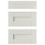 IT Kitchens Brookfield Textured Mussel Style Shaker Drawer front (W)500mm, Set of 3