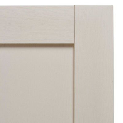 IT Kitchens Brookfield Textured Mussel Style Shaker Standard Cabinet door (W)400mm (H)715mm (T)18mm