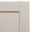 IT Kitchens Brookfield Textured Mussel Style Shaker Tall Cabinet door (W)600mm (H)895mm (T)18mm
