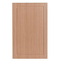 IT Kitchens Chilton Beech Effect Cabinet door (W)600mm (H)1912mm (T)18mm, Set of 2