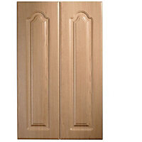 IT Kitchens Chilton Traditional Oak Effect Cabinet door (W)300mm (H)1912mm (T)18mm, Set of 2