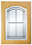 IT Kitchens Chilton Traditional Oak Effect Cabinet door (W)500mm (H)715mm (T)18mm