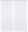 IT Kitchens Chilton White Country Style Base corner Cabinet door (W)925mm (H)720mm (T)18mm, Set of 2