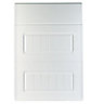 IT Kitchens Chilton White Country Style Drawer front (W)500mm, Pack of 3
