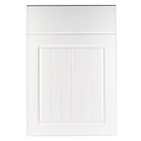 IT Kitchens Chilton White Country Style Drawerline door & drawer front, (W)500mm (H)715mm (T)18mm