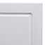 IT Kitchens Chilton White Country Style Fridge/Freezer Cabinet door (W)600mm (H)1197mm (T)18mm
