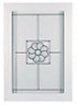 IT Kitchens Chilton White Country Style Glazed Cabinet door (W)500mm (H)715mm (T)18mm