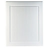 IT Kitchens Chilton White Country Style Integrated appliance Cabinet door (W)600mm (H)715mm (T)18mm