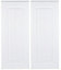 IT Kitchens Chilton White Country Style Wall corner Cabinet door (W)250mm (H)715mm (T)18mm, Set of 2