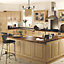 IT Kitchens Classic Chestnut Style Fridge/Freezer Cabinet door (W)600mm (H)1197mm (T)18mm