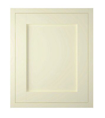 IT Kitchens Holywell Ivory Style Framed Standard Cabinet door (W)600mm (H)720mm (T)19mm