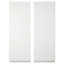 IT Kitchens Marletti Gloss White Wall corner Cabinet door (W)250mm, Set of 2