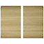 IT Kitchens Marletti Oak Effect Cabinet door (W)600mm, Set of 2