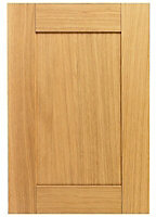 IT Kitchens Oak Veneer Shaker Cabinet door (W)500mm