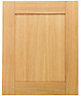 IT Kitchens Oak Veneer Shaker Cabinet door (W)600mm