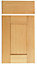 IT Kitchens Oak Veneer Shaker Drawerline door & drawer front, (W)400mm (H)715mm (T)18mm