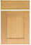 IT Kitchens Oak Veneer Shaker Drawerline door & drawer front, (W)500mm (H)715mm (T)18mm