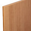 IT Kitchens Sandford Cherry Effect Modern Belfast sink Cabinet door (W)600mm (H)453mm (T)18mm