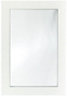 IT Kitchens Sandford Ivory Style Slab Glazed Cabinet door (W)500mm (H)715mm (T)18mm