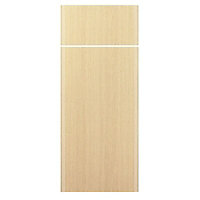 IT Kitchens Sandford Textured Oak Effect Slab Drawerline door & drawer front, (W)300mm (H)715mm (T)18mm