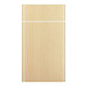 IT Kitchens Sandford Textured Oak Effect Slab Drawerline door & drawer front, (W)400mm (H)715mm (T)18mm