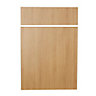 IT Kitchens Sandford Textured Oak Effect Slab Drawerline door & drawer front, (W)500mm (H)715mm (T)18mm