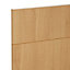IT Kitchens Sandford Textured Oak Effect Slab Drawerline door & drawer front, (W)500mm (H)715mm (T)18mm