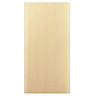 IT Kitchens Sandford Textured Oak Effect Slab Fridge/Freezer Cabinet door (W)600mm (H)1197mm (T)18mm