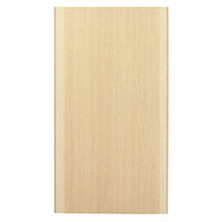 IT Kitchens Sandford Textured Oak Effect Slab Standard Cabinet door (W)400mm