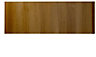IT Kitchens Sandford Walnut Effect Modern Bridging door & pan drawer front, (W)1000mm (H)356mm (T)18mm