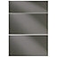 IT Kitchens Santini Gloss Anthracite Slab Drawer front (W)500mm, Set of 3