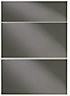IT Kitchens Santini Gloss Anthracite Slab Drawer front (W)600mm, Set of 3