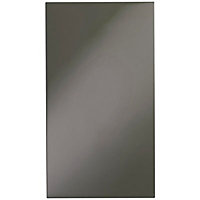 IT Kitchens Santini Gloss Anthracite Slab Tall Cabinet door (W)400mm (H)895mm (T)18mm