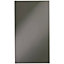 IT Kitchens Santini Gloss Anthracite Slab Tall Cabinet door (W)400mm (H)895mm (T)18mm