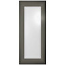 IT Kitchens Santini Gloss Anthracite Slab Tall glazed Cabinet door (W)300mm