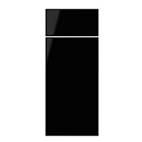 IT Kitchens Santini Gloss Black Slab Drawerline door & drawer front, (W)300mm (H)715mm (T)18mm