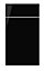 IT Kitchens Santini Gloss Black Slab Drawerline door & drawer front, (W)400mm (H)715mm (T)18mm