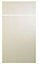 IT Kitchens Santini Gloss Cream Slab Drawerline door & drawer front, (W)400mm (H)715mm (T)18mm