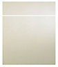 IT Kitchens Santini Gloss Cream Slab Drawerline door & drawer front, (W)600mm (H)715mm (T)18mm